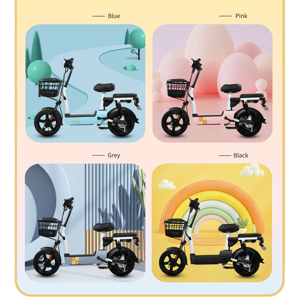 Electric Bicycle 350W 48V12Ah 25kmH (EEC Certification)(Model OP-Kitty) Details06