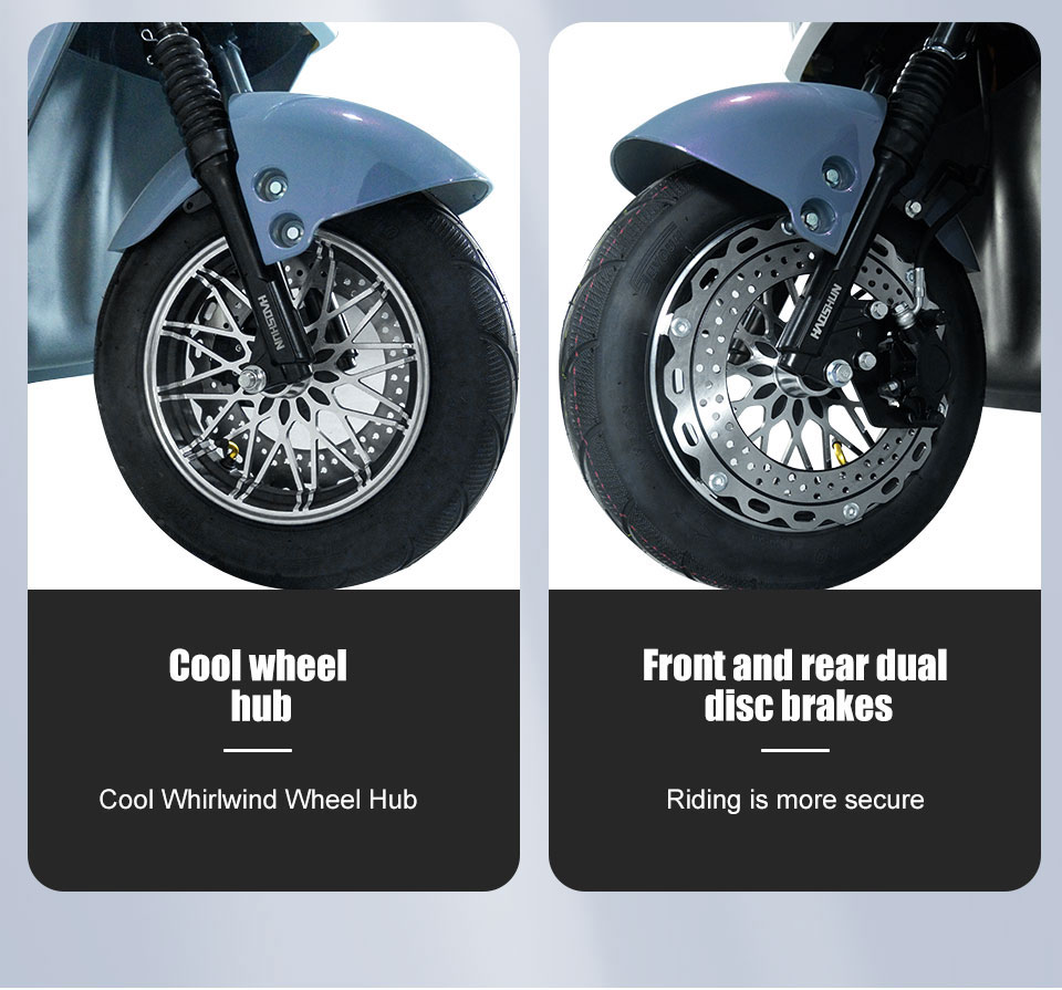 Electric Moped B02-1 800W 72V 20Ah 45kmh Details8
